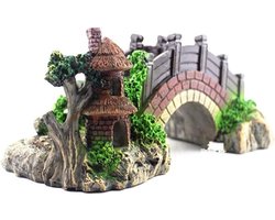 Natuurlijke grot decoratie voor aquarium, polyresin ornamenten voor vissen, garnalen en schildpadden, ideaal voor aquascaping en onderwaterlandschappen