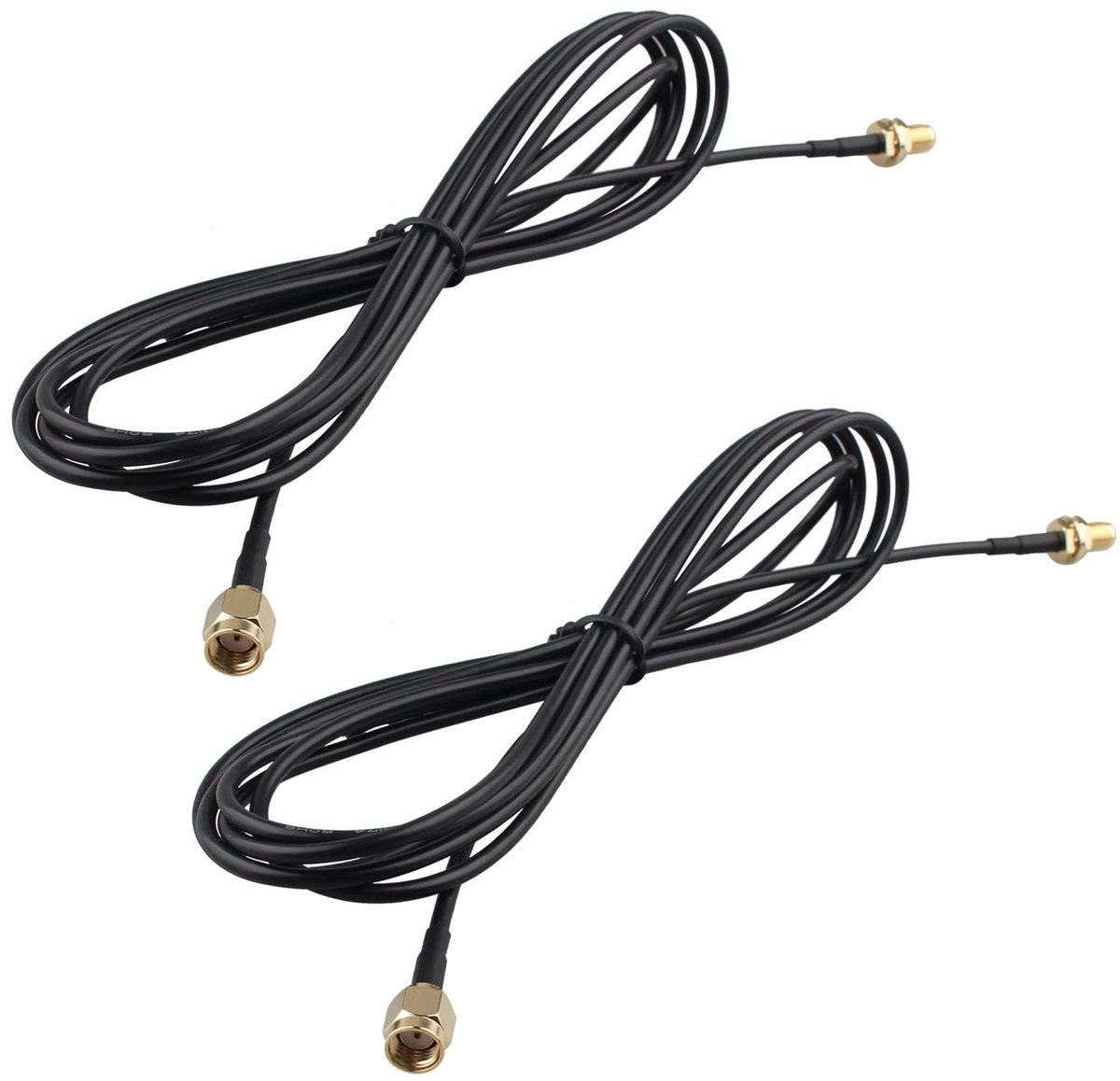 ONF3 - Antenne Extension Kabel - 2m - Male naar Female - WiFi Router - Camera - Versterking van signaal - Geschikt voor buiten - Zwart