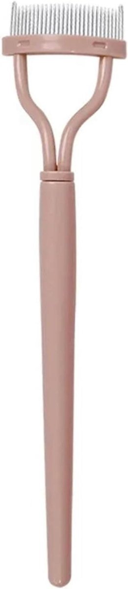 Wimperkam Styling Tool - Make-up hulpmiddel - Wimpers Scheiden - Ergonomisch Ontwerp - 13.6 cm - Zilver
