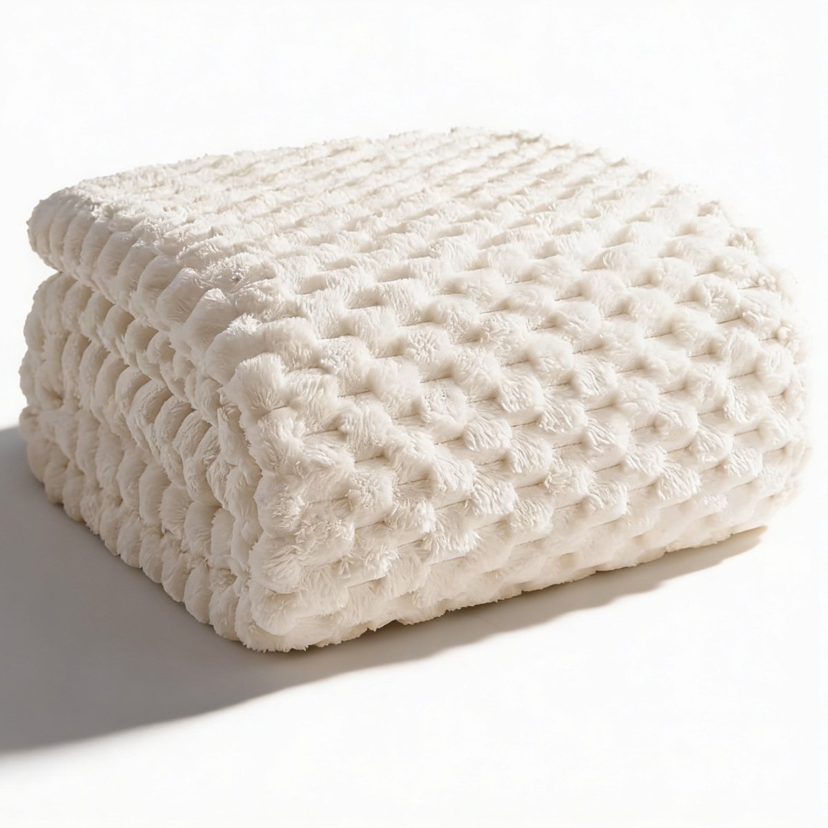 Fleece Deken 150x200 cm Premium Luxe en Superzacht Voor Ultiem Comfort – Plaid Voor Bank, Bed en Woonkamer Decoratie – Luxe Deken Warm en Knus Voor Dagelijks Gebruik | Elegant Wit Design Voor Stijlvol Interieur