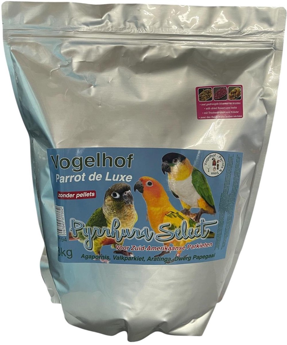 pyrrhura select 3 kg zonder pellets navulverpakking