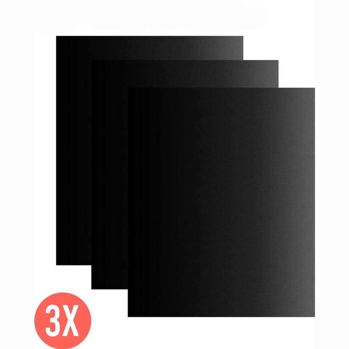 DW4Trading Herbruikbare BBQ Anti Aanbak Mat Ovenmat Bodembescherming - Barbecue Accesoires - XL Maat 40 x 33 cm