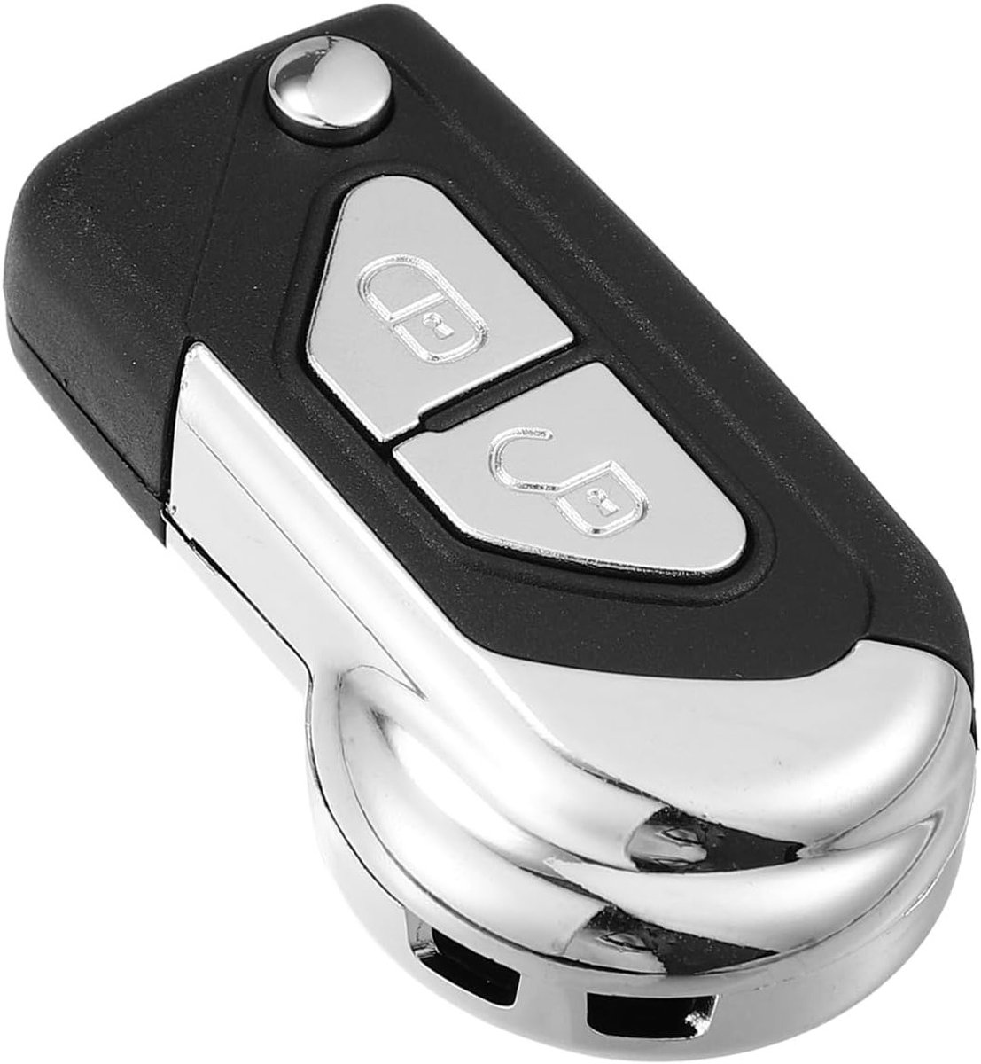 Vervangende Sleutelbehuizing met 2 Sleutels en Afstandsbediening voor Citroen DS3 en DS4 2009-2020, Sleutelaccessoires en Autosleuteloplossingen