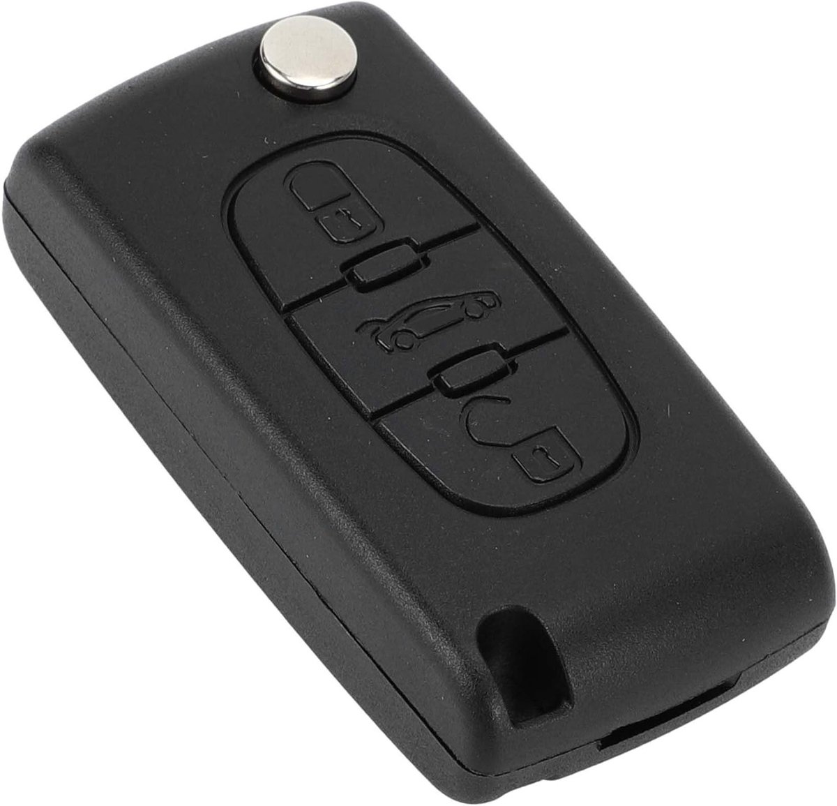 3 Button Key Housing Keyless Entry Remote Fob Vervangingsbehuizing voor Peugeot 207 - Sleutel, Auto, Accessoire