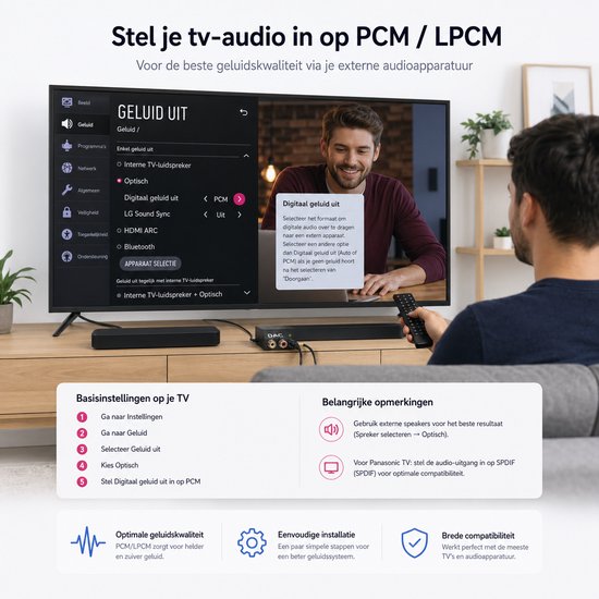 Sounix Digitaal naar Analoog Audioconverter 192KHz - Digital SPDIF/Optical/Toslink/Coaxial to Analog Stereo L/R RCA and 3.5mm Jack Converter-USB00117 — afbeelding 2