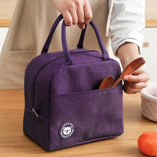 Kleine Koelbox Set van 2 Stuks, 6.2 L, Dubbele Laag, Dikke Lunchtas, Vouwbaar, Ideaal voor Picknicks, Kantoor en School — afbeelding 5