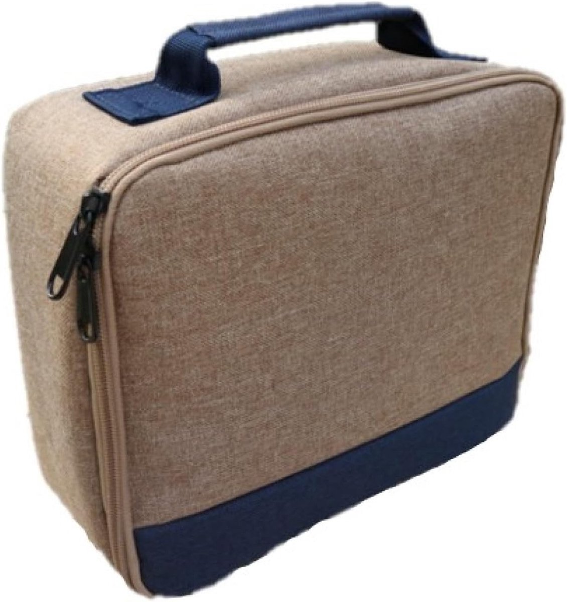 Draagbare Organizer Tas voor Projectoren en Elektronische Accessoires, Bruin, Geschikt voor de meeste Projectoren en Kabels