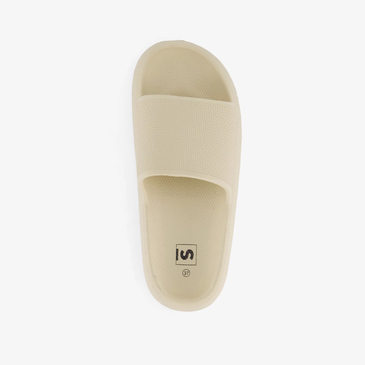 Dames badslippers beige - Maat 38