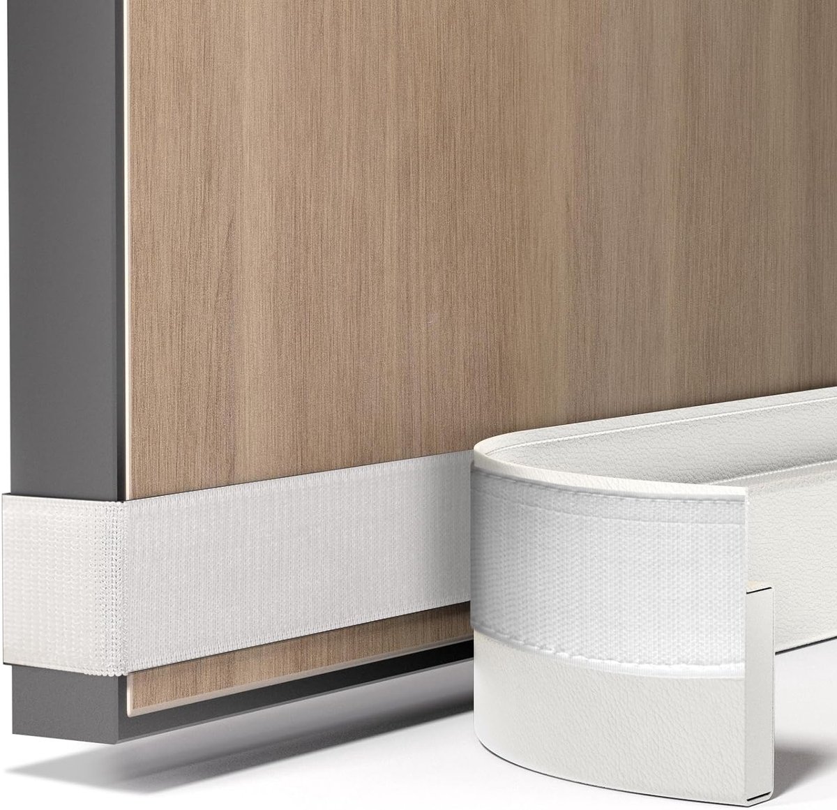 Draught Excluder 80 cm en Raamafdichting - Dichtingsoplossing voor Deuren en Ramen - Winddicht en Geluidsisolatie tegen Koude en Geluid