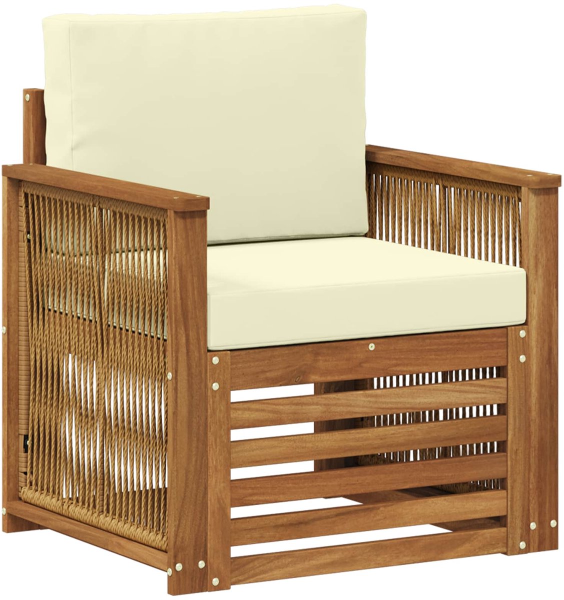 vidaXL - Buiten - Midden - Sofa - Naturel