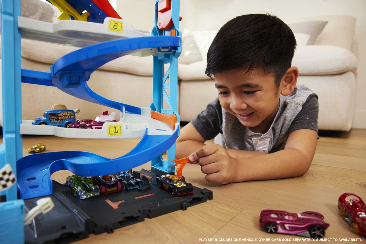 Hot Wheels City Transformerende Racetoren - Racebaan — afbeelding 13