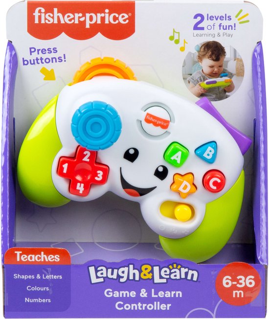 Mattel speelgoed controller Fisher-Price Laugh & Learn Game & Learn ...