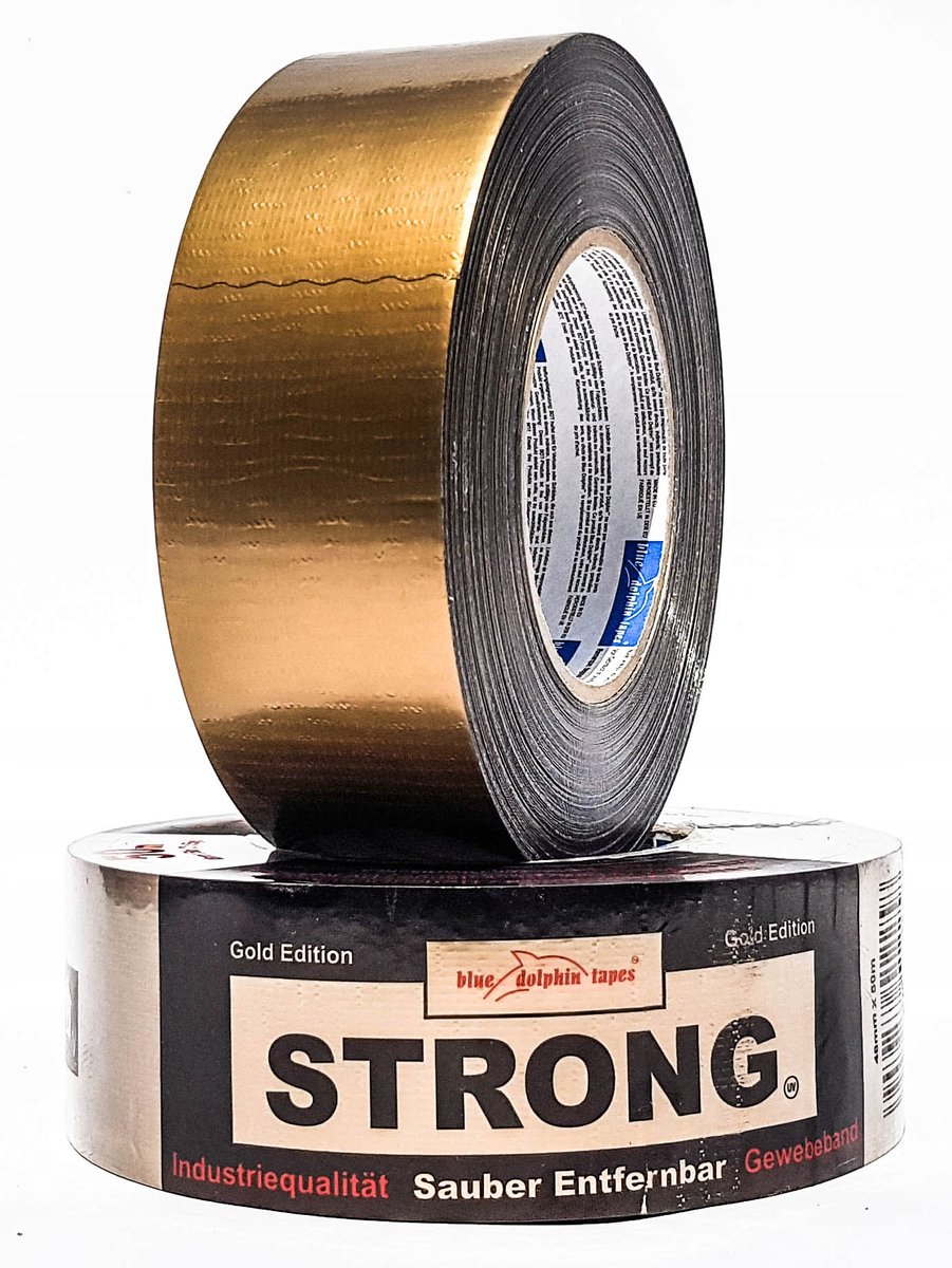Blue Dolphin Sterke Gouden Reparatietape - 48 mm x 50 m
