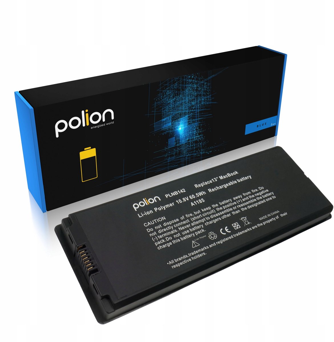 Polion A1181 A1185 MA561 MA701 MacBook Serie - Laptopbatterij - 5600mAh - 60Wh