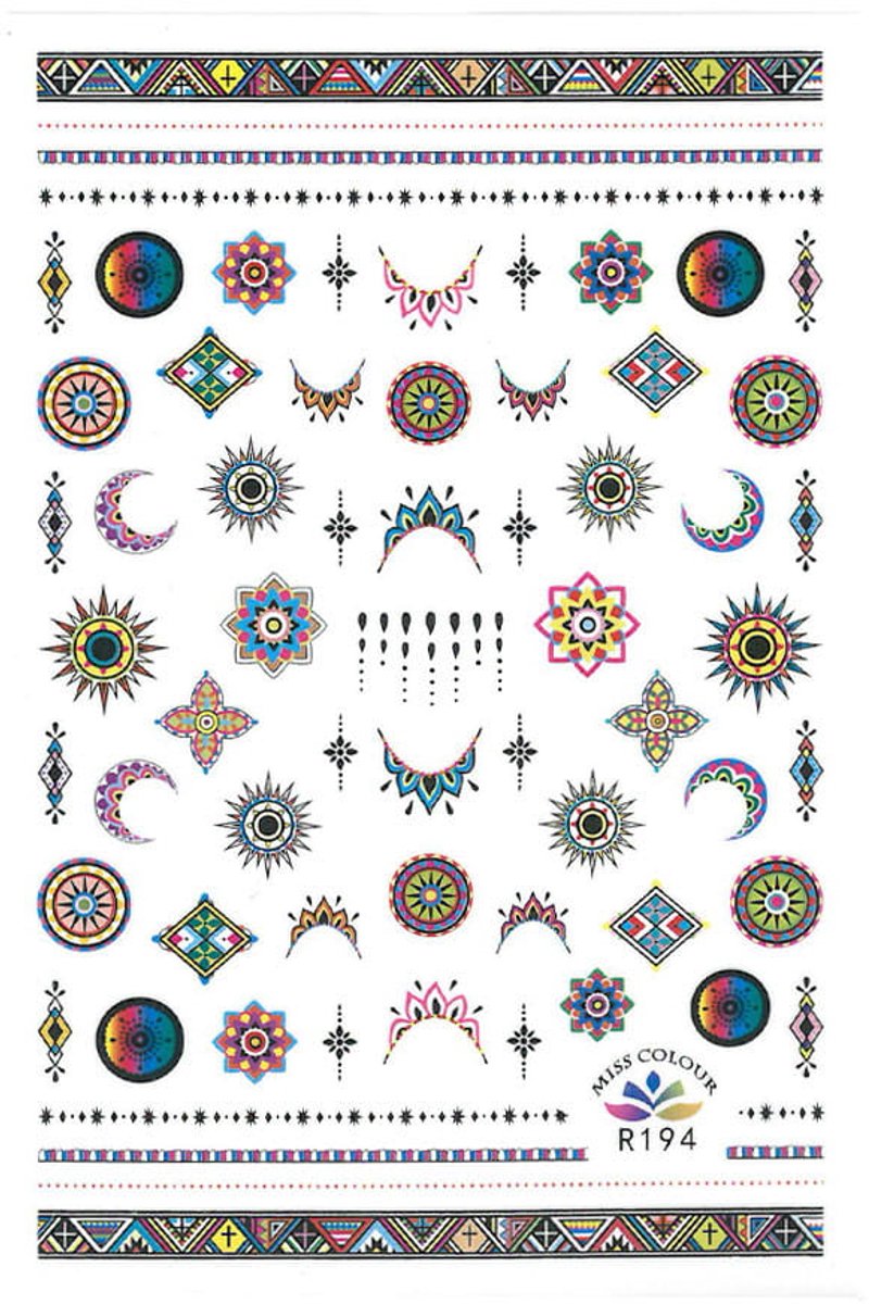 Allepaznokcie - Nagelstickers - Dunne Ornamenten