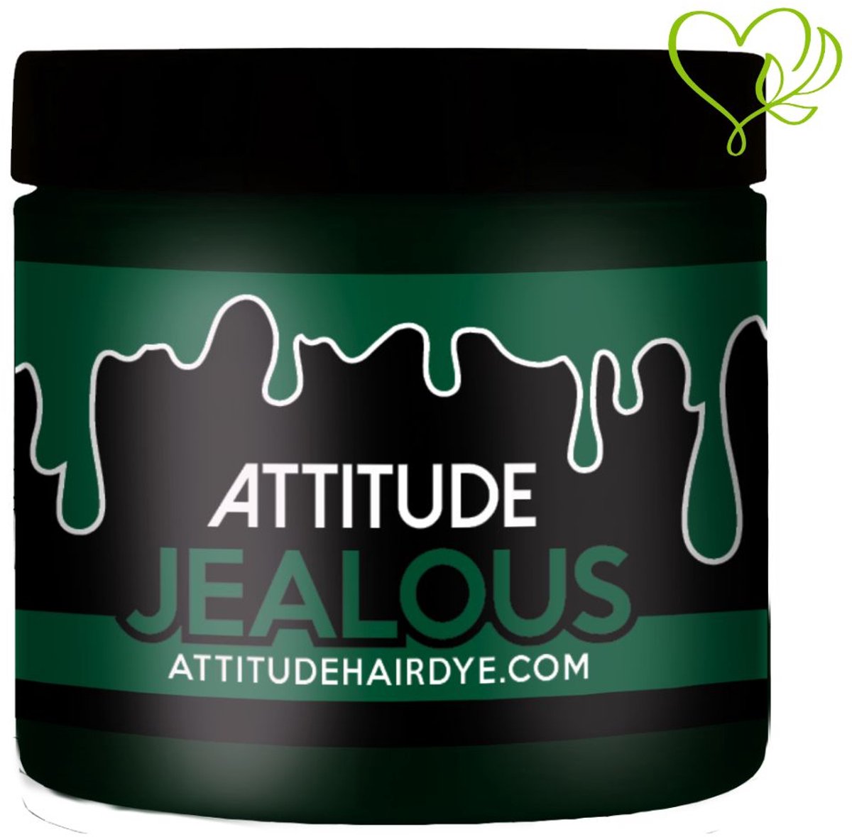 Attitude Hair Dye - Jealous - 250ml Semi permanente haarverf - Donkergroen/Groen