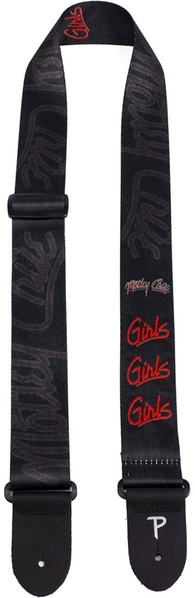 Motley Crue - Girls, Girls, Girls Gitaarband - Zwart