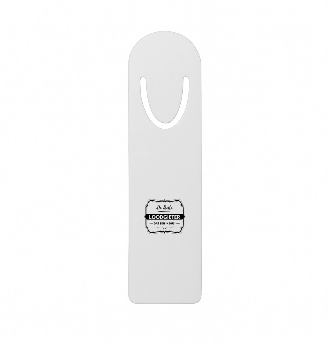 Hacebo® - De beste loodgieter dat ben ik dus metalen boekenlegger - Loodgieter - Vrienden familie - Collega - Cadeau Bladwijzer boekenleggers - 12.7 cm x 3.2cm