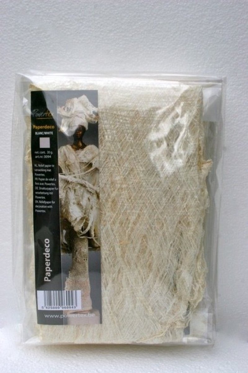 Relief papier - wit - 40 gr - Powertex