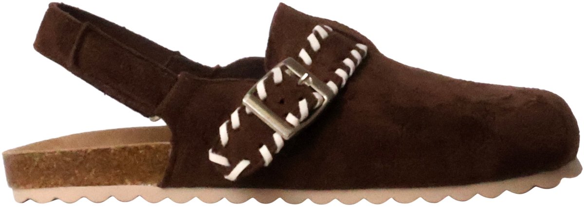 Kinderslippers met gesp