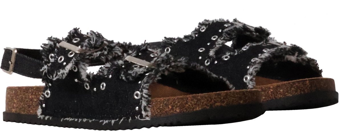 Kinderslippers met gesp