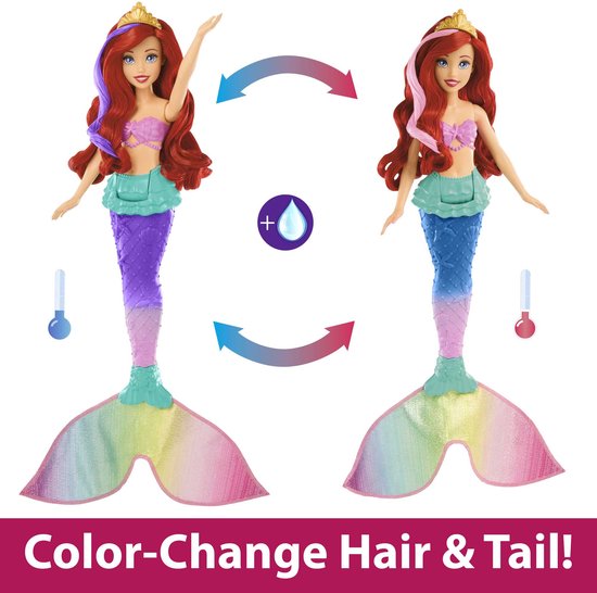 Disney Princess Ariel Verandert Color En Niets Pop Roze — afbeelding 2