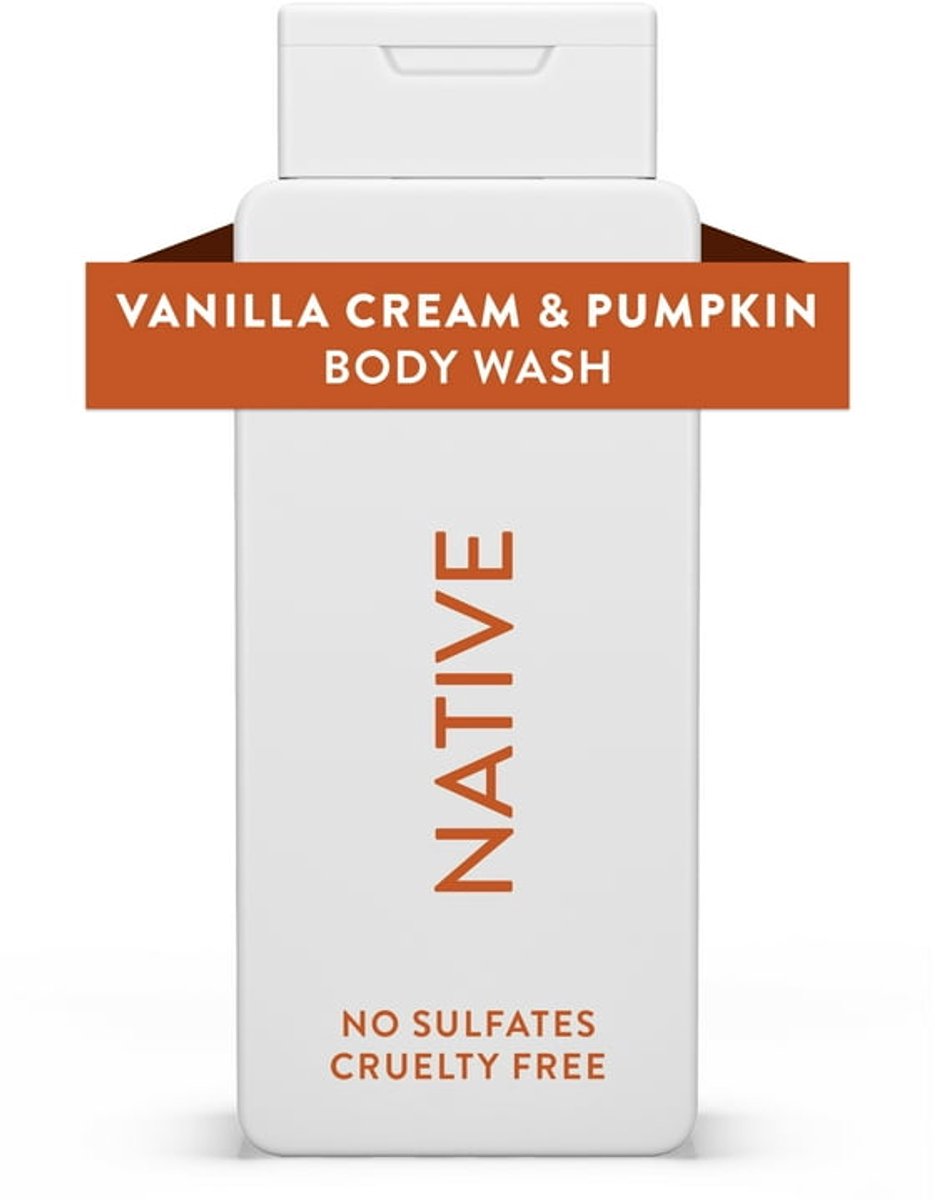 Native - body wash - Vanilla Cream and Pumpkin - 532ml