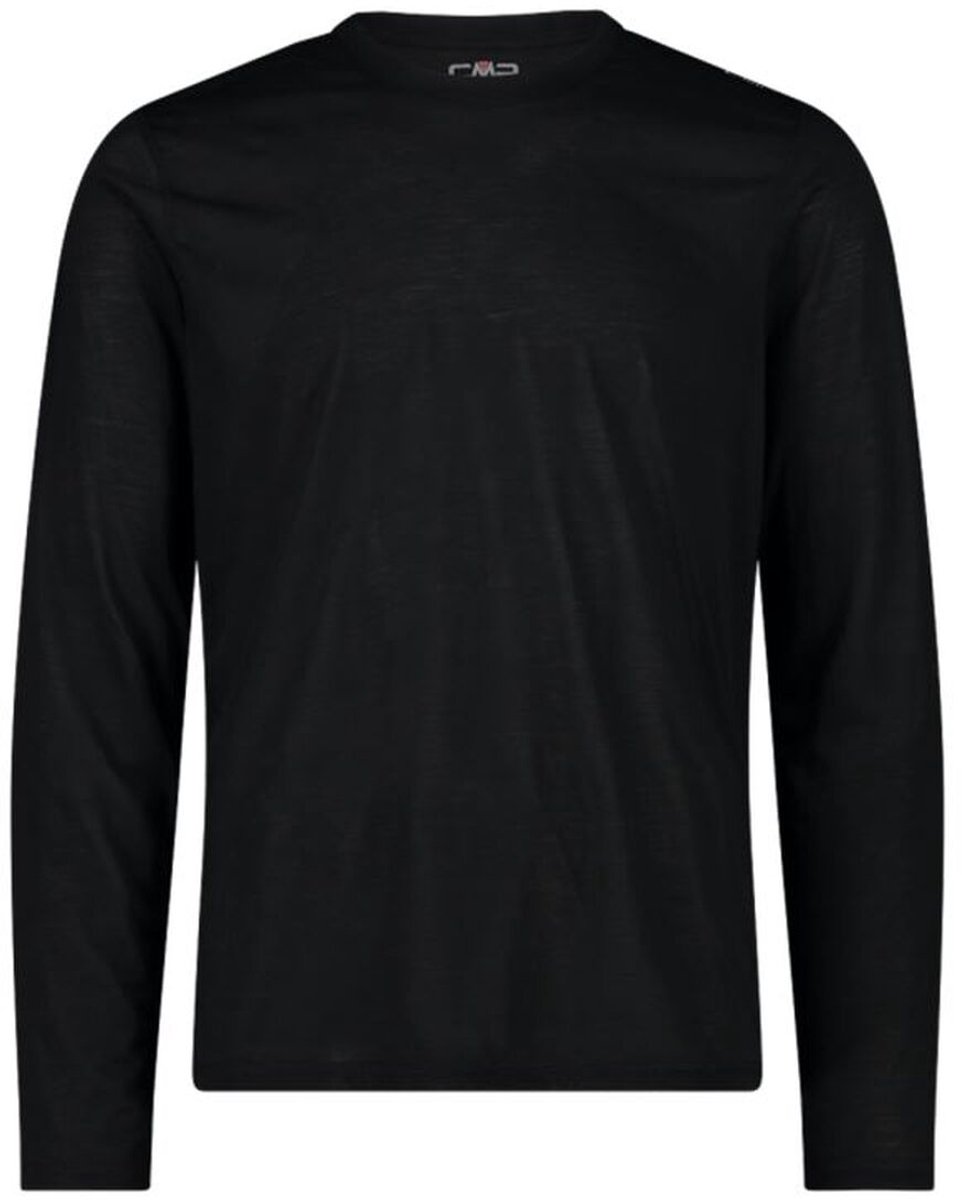 Heren-T-Shirt met Lange Mouwen Campagnolo Zwart