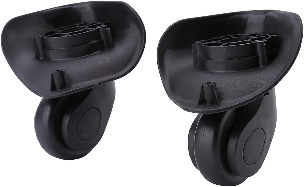 Vervangwielen voor Reisbagage - 2 Stuks, Duurzaam PVC, Geschikt voor Koffers en Tassen