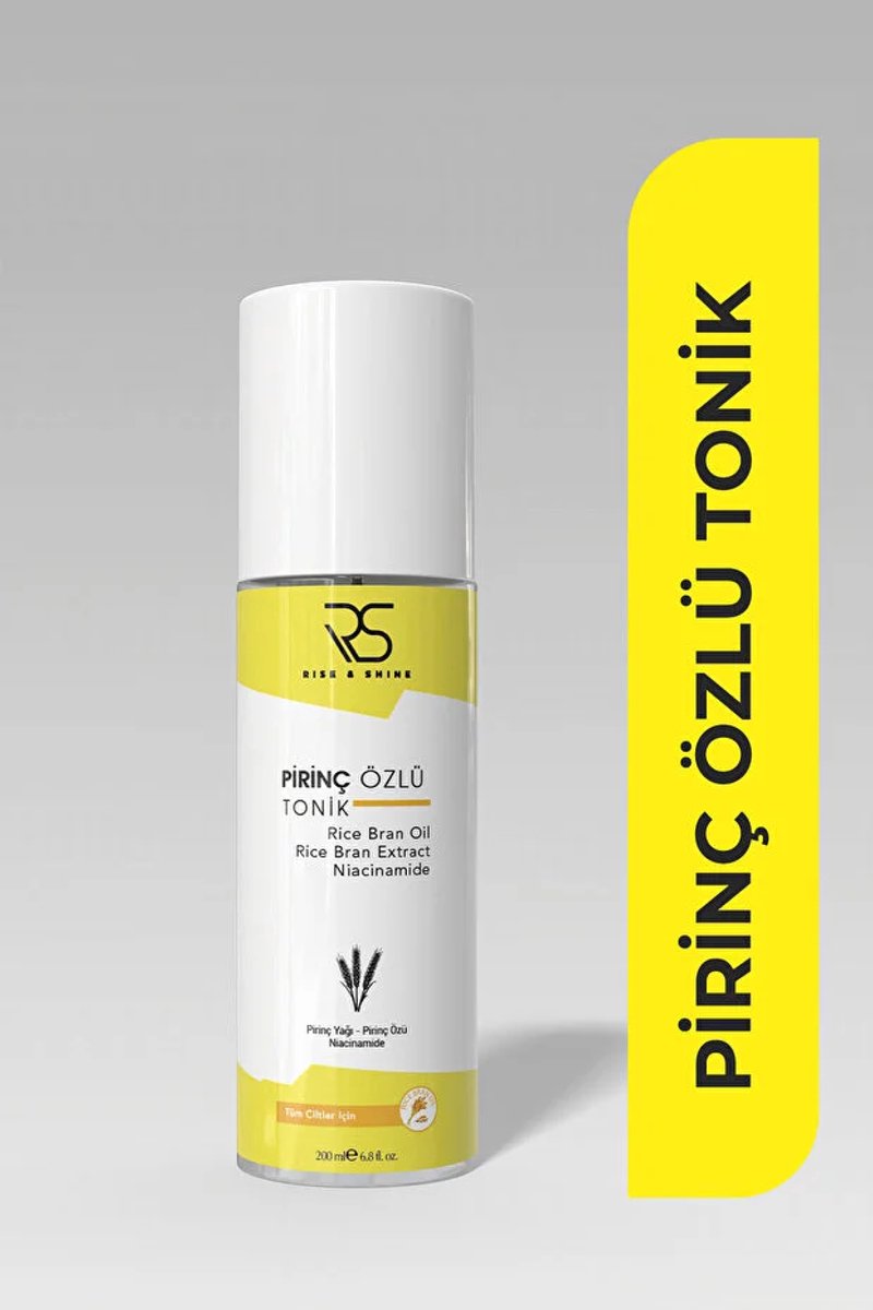 RS Rice & Shine - Gezichtstoner - Niacinamide & Rijstextract - Hydraterende Toner - 200 ml