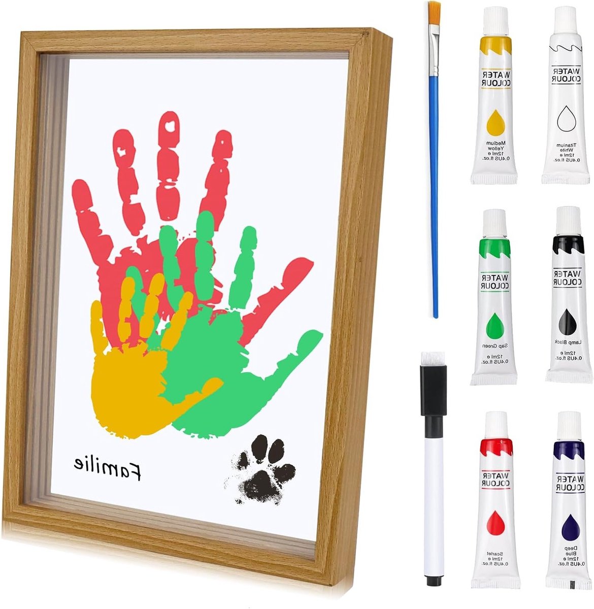 Complete Baby Set voor het Hele Gezin met Ruimte voor 4 Gezinsleden, Perfect Kraamcadeau en Gezinsaccessoire