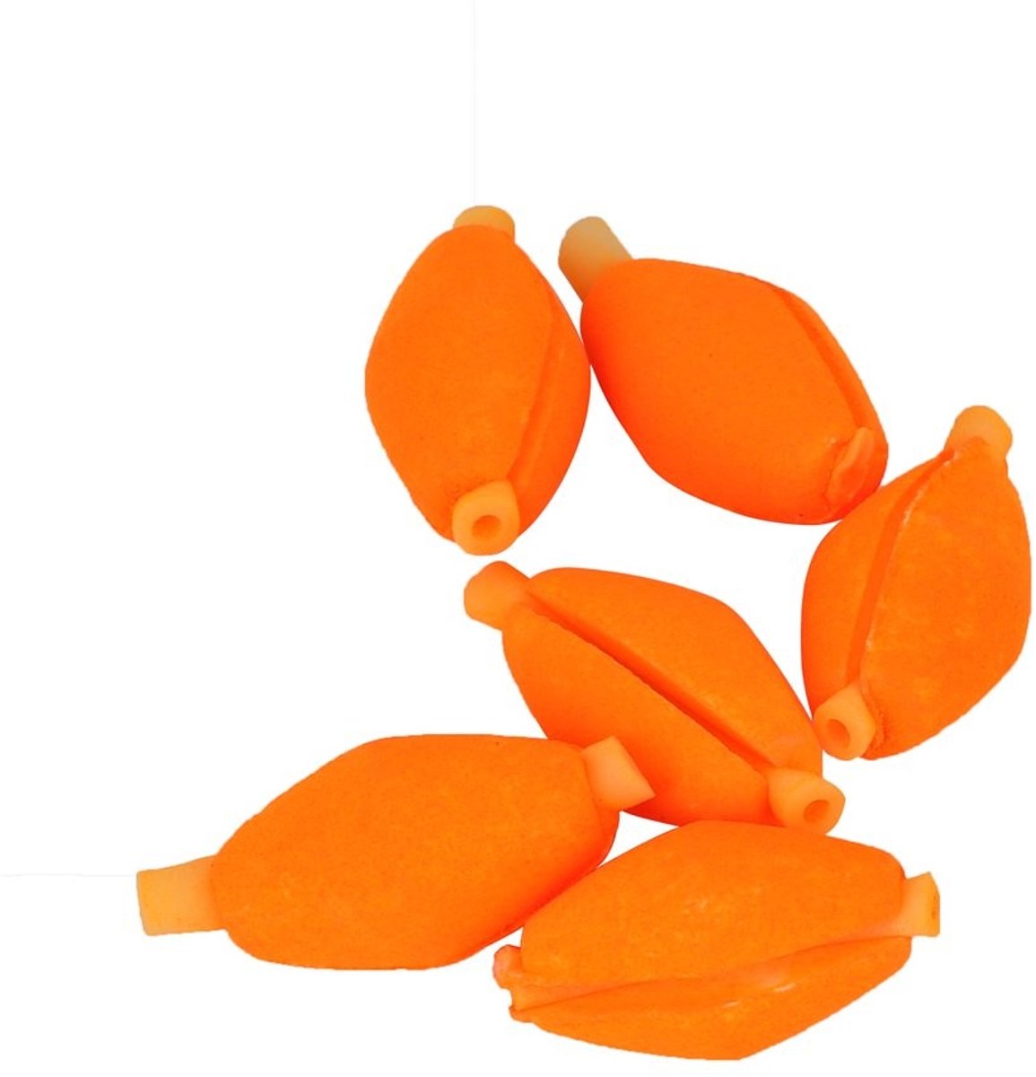 Tbest 6Pcs/Set Fly Fishing Swim Ring Bobbers Foam Floater Fishing Indicator Plating