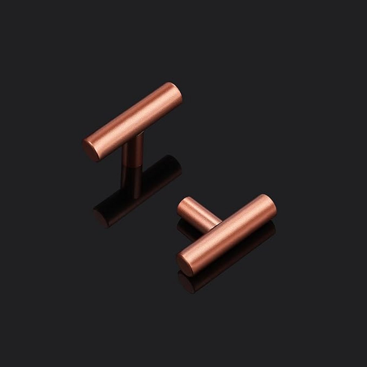 CE - Meubelgrepen Reling - Roze Goud - 50mm - 6 Stuks