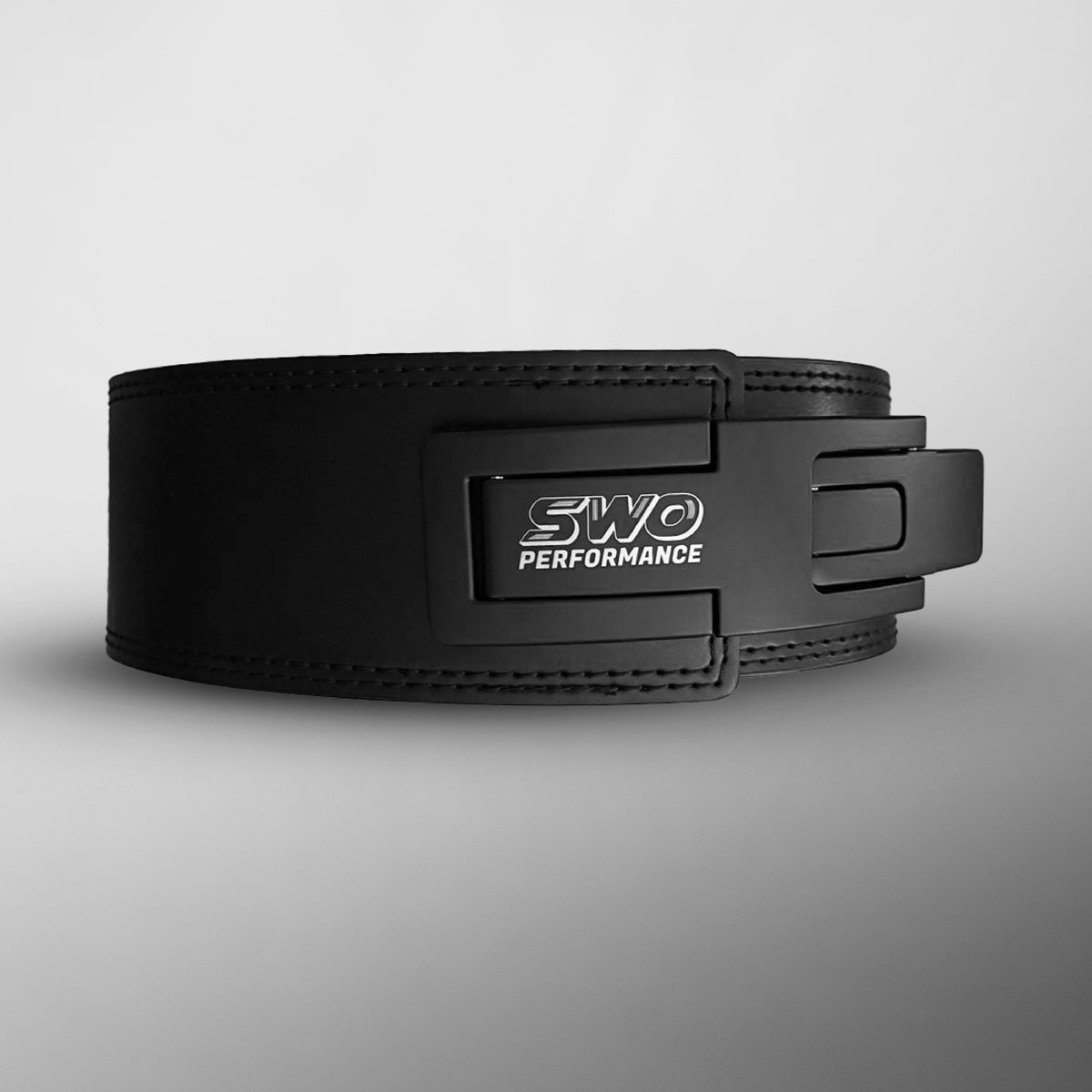 SWO Performance - Powerlift riem zwart 10mm - maat M- Lifting belt - Gewichthefriem - Lever belt voor Heren en Dames - Krachttraining - Liftingbelt dames - Barbelts Powerlift riem zwart - Top kwaliteit leer