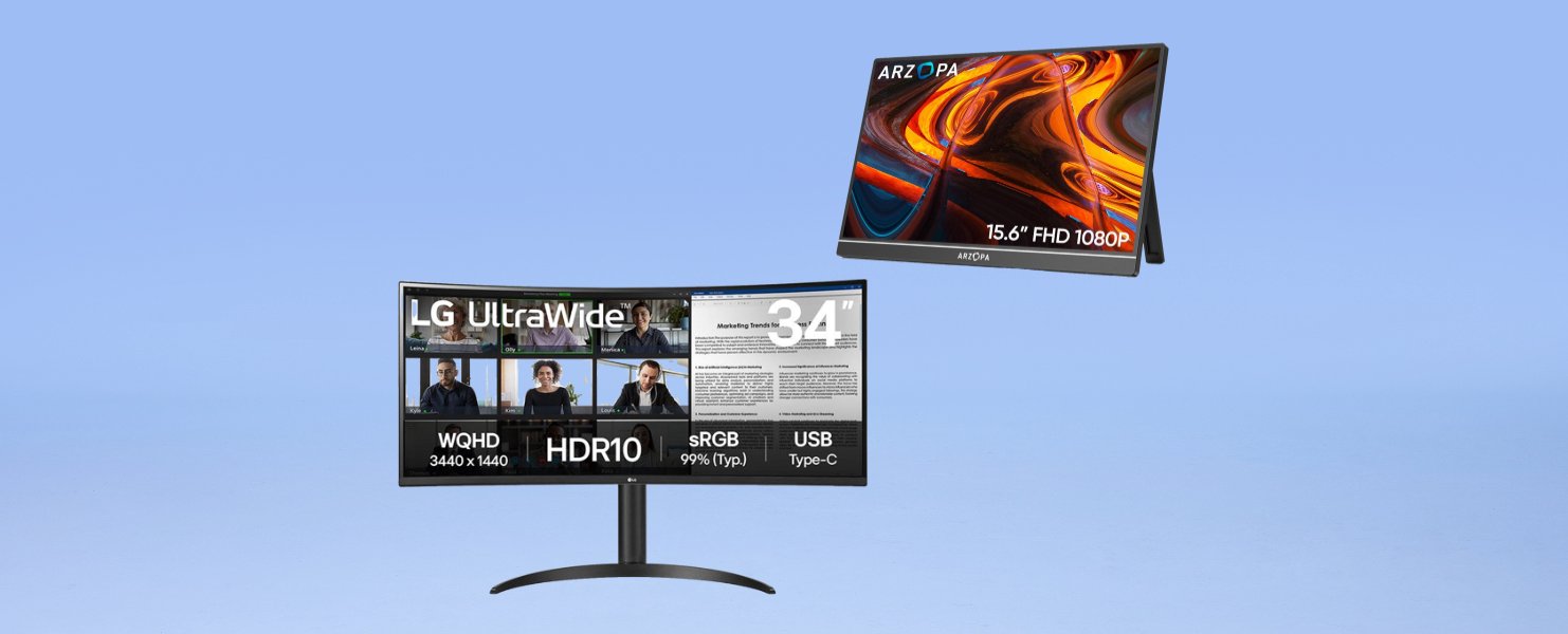-50% op portable monitor
