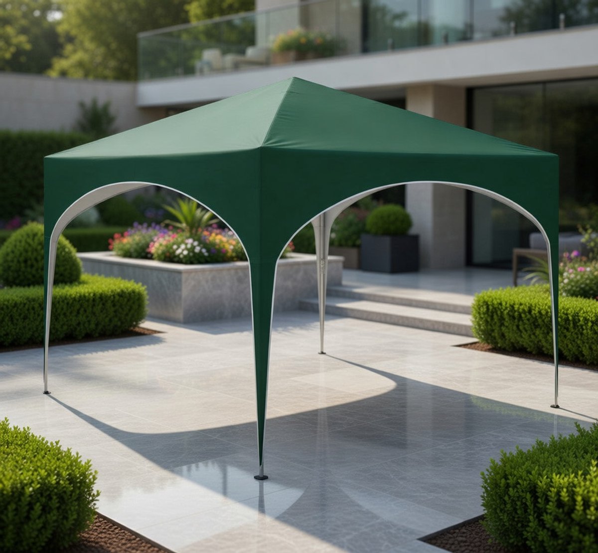 Luxe Opvouwbare Partytent 3x3 m – Groen – Industrohome