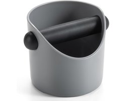 Koffiedikbak - opvangbak voor koffiedik - uitklopbak koffie - knock box - afvalbak voor koffie - koffieaccessoires - ABS - grijs