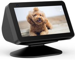 Echo Show Standaard - Echo Show Houder - Verbeter Geluid & Zicht - Verstelbare Kantelfunctie - Niet van toepassing - Zwart