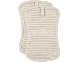 All-Clad Textiles Silicone pan holder, 2 pieces, almond