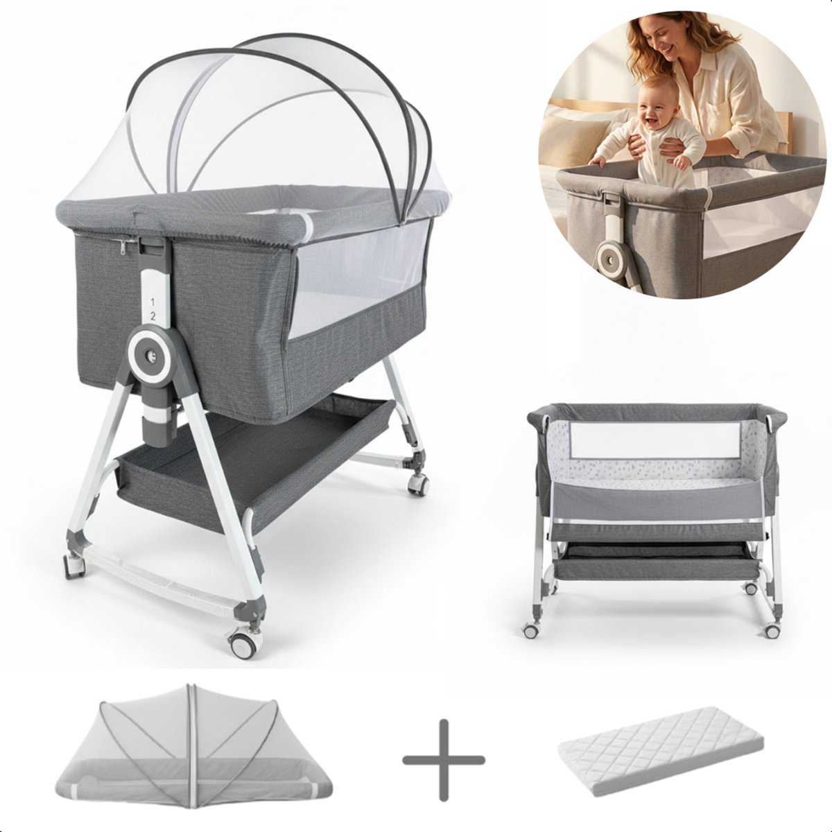 EuroBaby Nuva Co-Sleeper