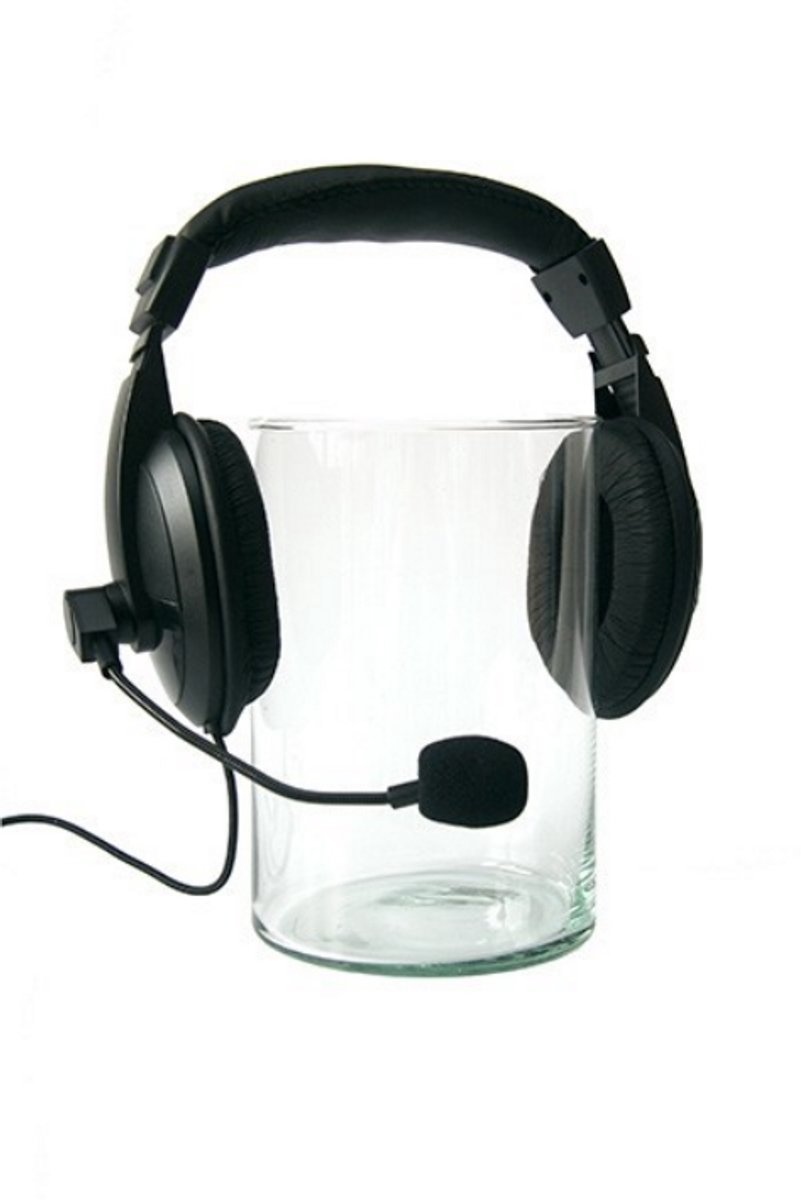 Hoofd Portofoon Headset Deluxe K1 2-Pins aansluiting