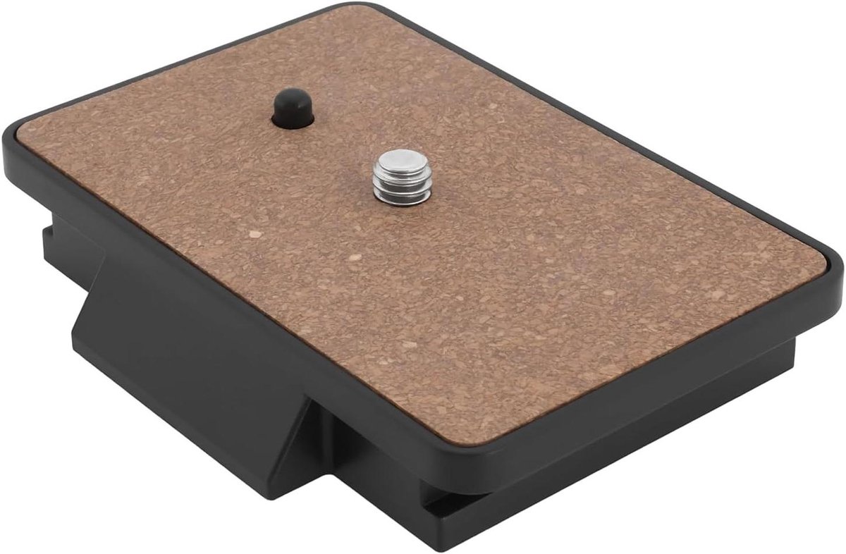Snelspanplaat - Statiefplaat Camera - Camera Bevestigen - Quick Release Mechanisme - 68 x 62 mm - Zwart