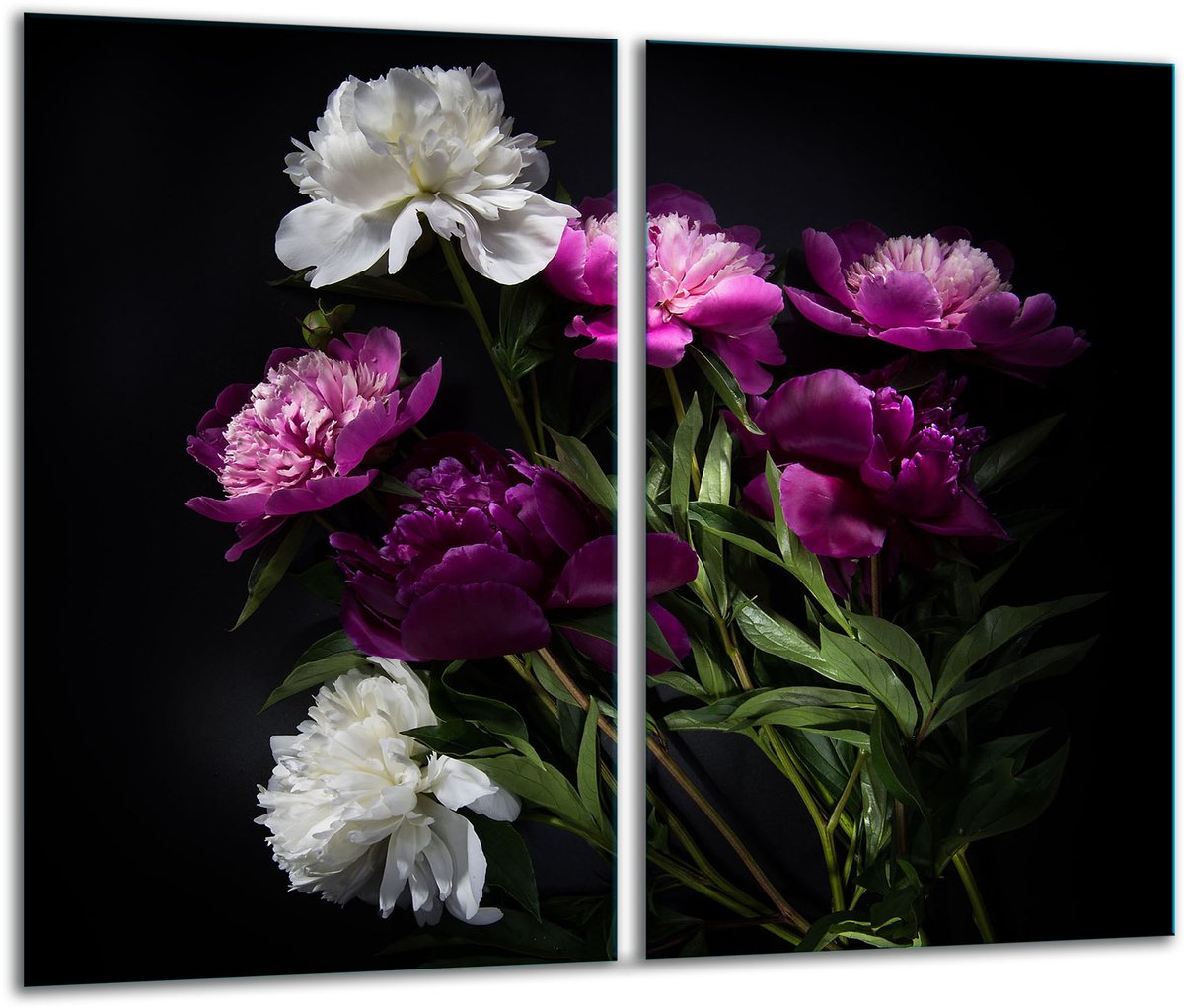 TMK ArtDeko - Snijplank - Glas - Zwart - 30x52 cm
