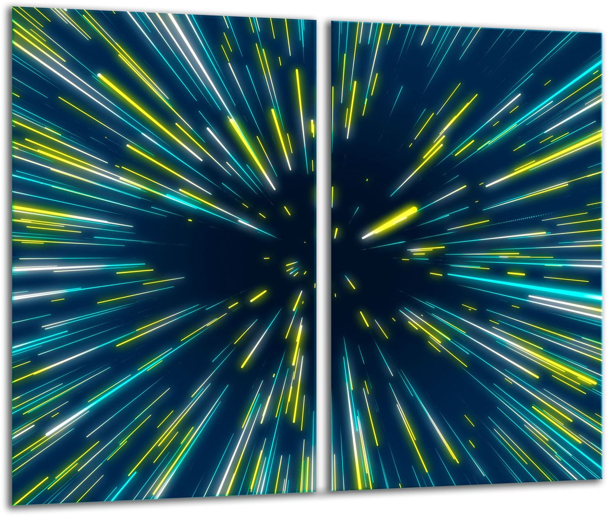 TMK ArtDeko - Snijplank - Glas - 2x 30x52 cm - Veilig