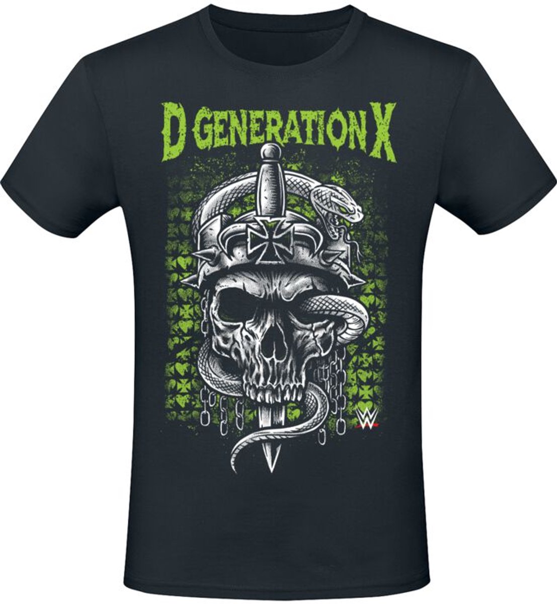 WWE DX Heren T-shirt - zwart - S