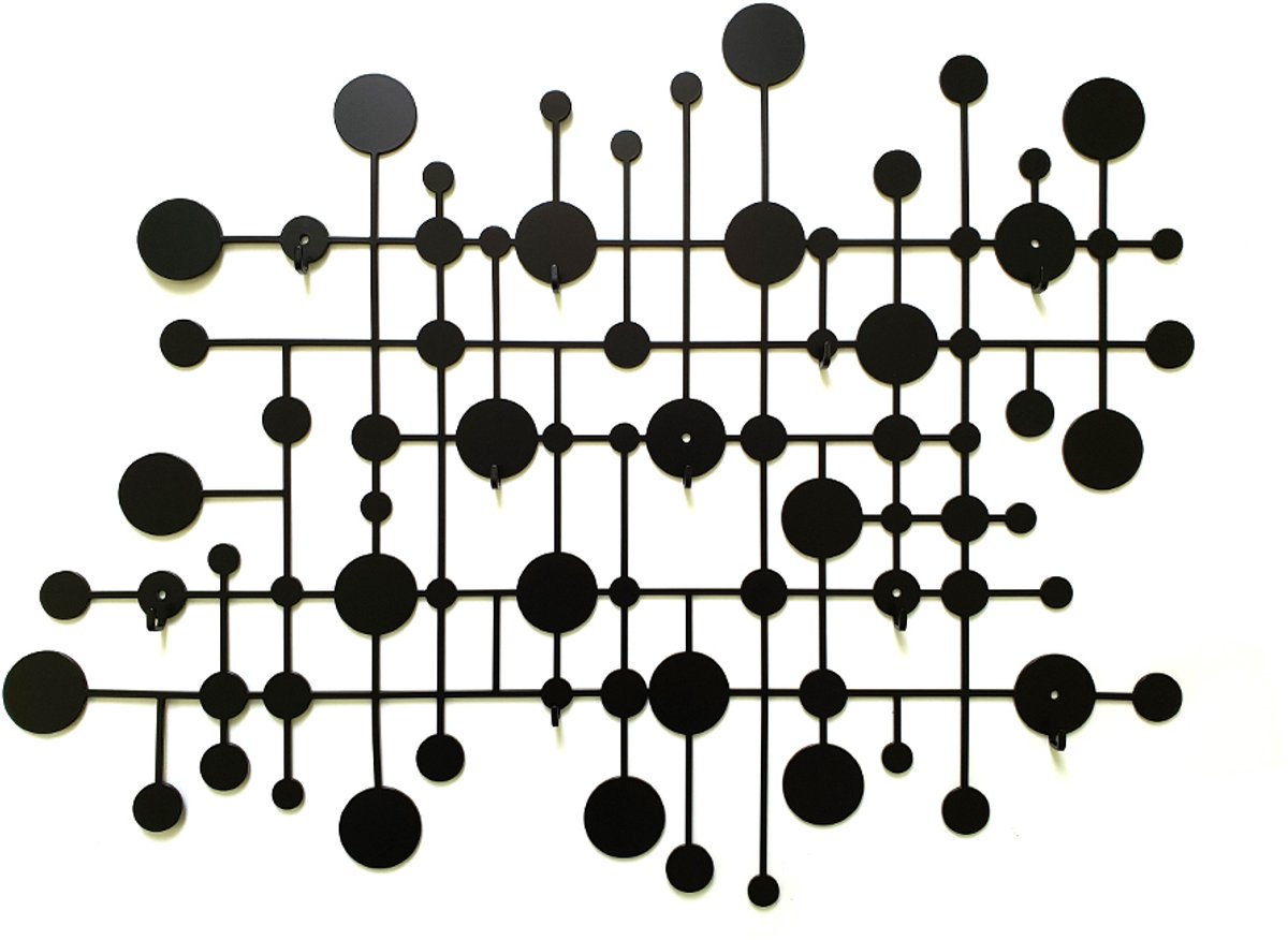 Decorizzly Elzo - Geometrische Wandkapstok - Roestbestendig - Modern Design