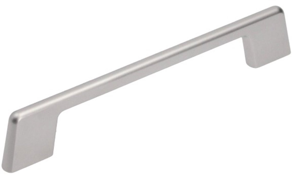 Gamet - Meubelgreep - Chrom Satijn - 128mm - Delicaat en Ergonomisch