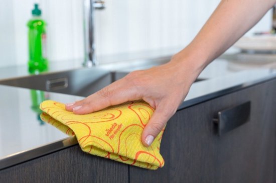 VILEDA Tissu universel 3D, 2+1 (jaune)