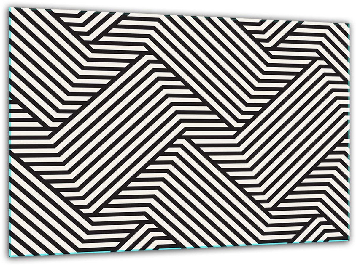 TMK ArtDeko D30x22 - Gehard Glazen Snijplank - 30x22cm - Kras- en Hittebestendig