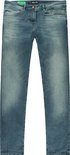Een blauwe Cars Jeans spijkerbroek met een lichte wassing en een slanke pasvorm.